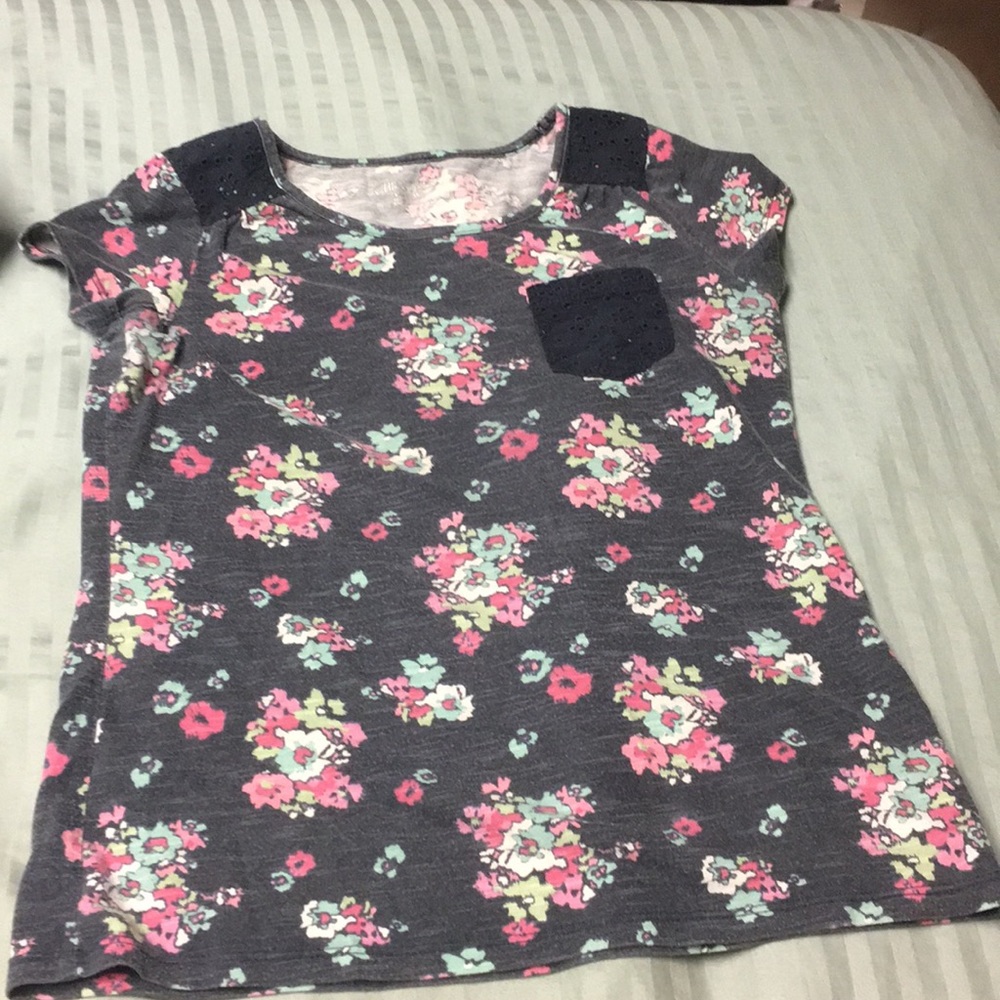 Floral design shirt